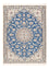 Tapis persan - Nain - Royal - 127 x 90 cm - bleu