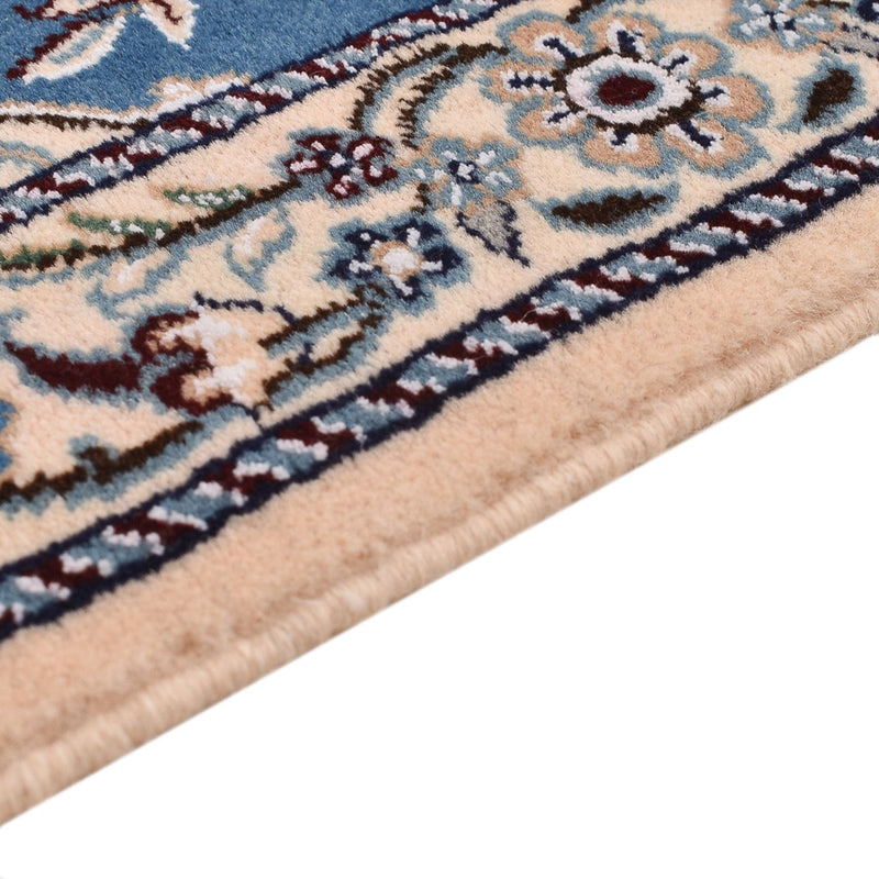 Tapis persan - Nain - Royal - 127 x 90 cm - bleu