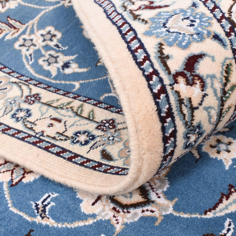 Tapis persan - Nain - Royal - 127 x 90 cm - bleu