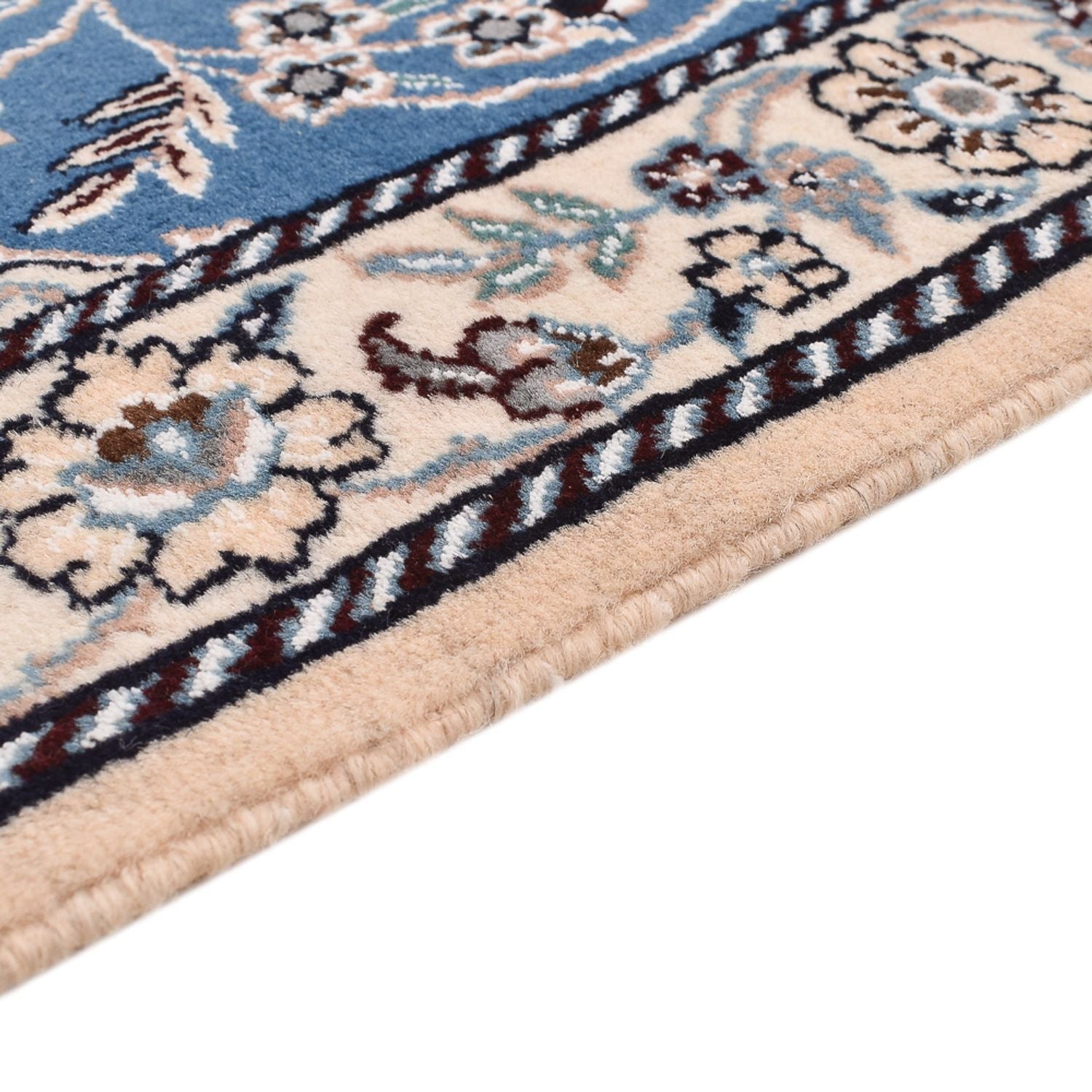 Perserteppich - Nain - Royal - 127 x 90 cm - blau