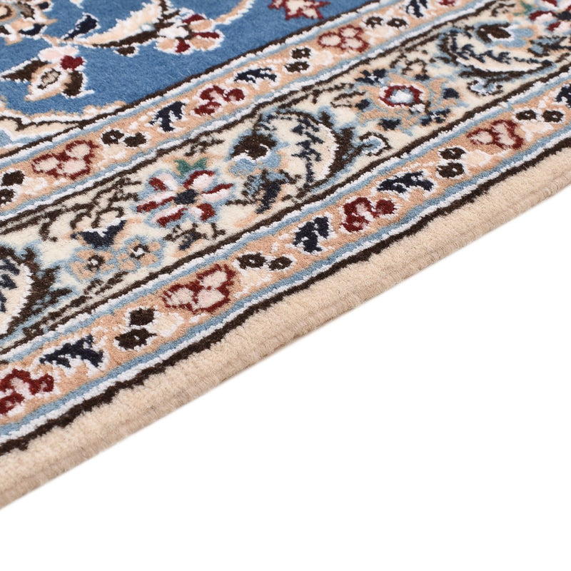 Tapis persan - Nain - Royal - 120 x 80 cm - bleu