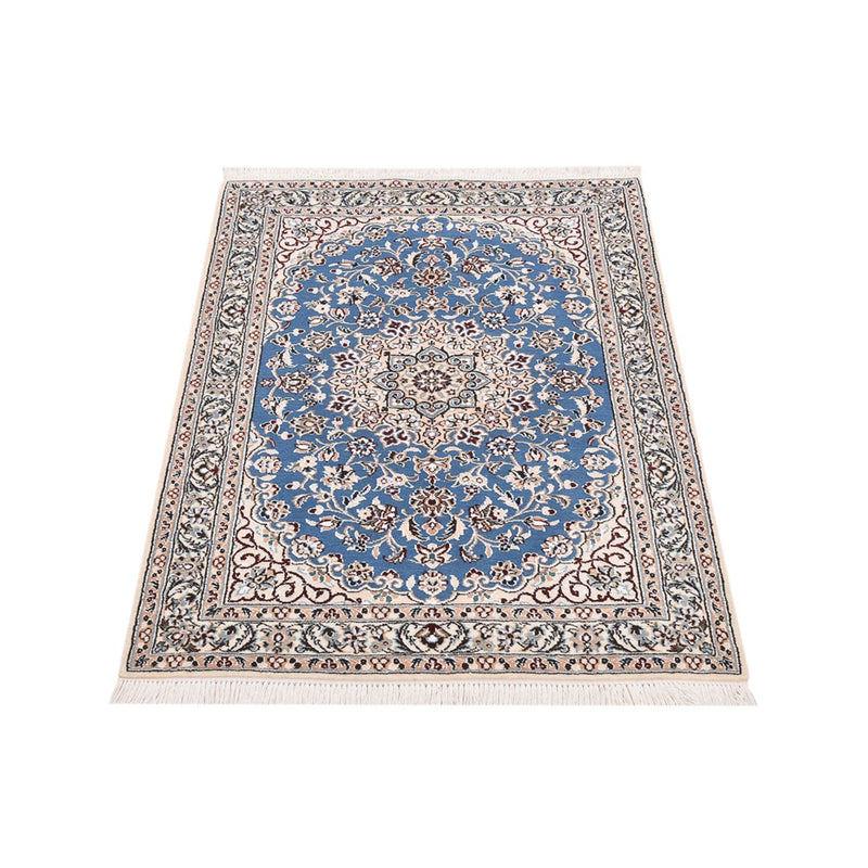 Tapis persan - Nain - Royal - 120 x 80 cm - bleu
