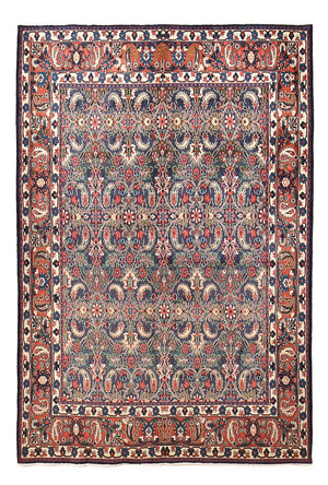Tapis persan - Classique - 290 x 196 cm - rouge foncé