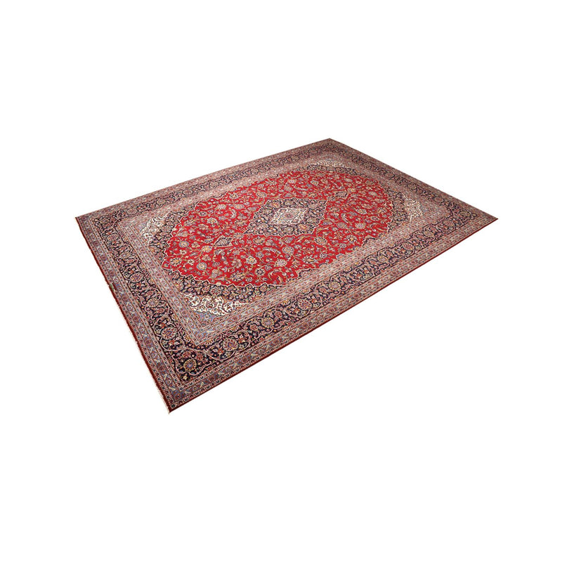 Tapis persan - Keshan - 393 x 294 cm - rouge