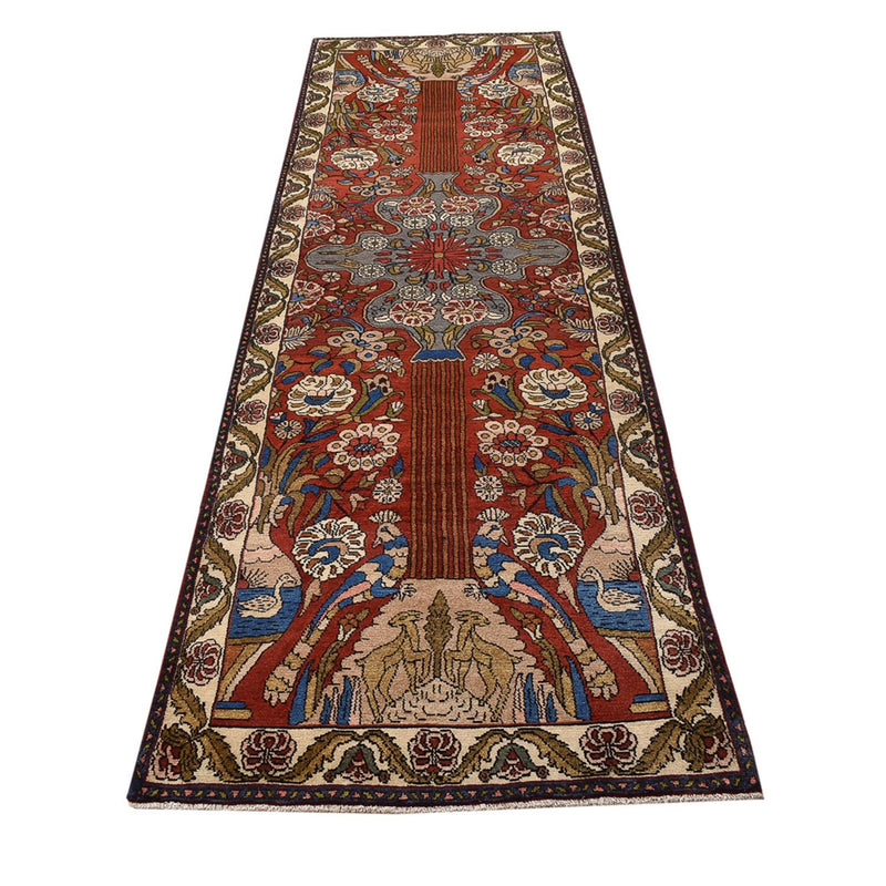 Tapis de couloir Tapis persan - Nomadic - 317 x 96 cm - multicolore