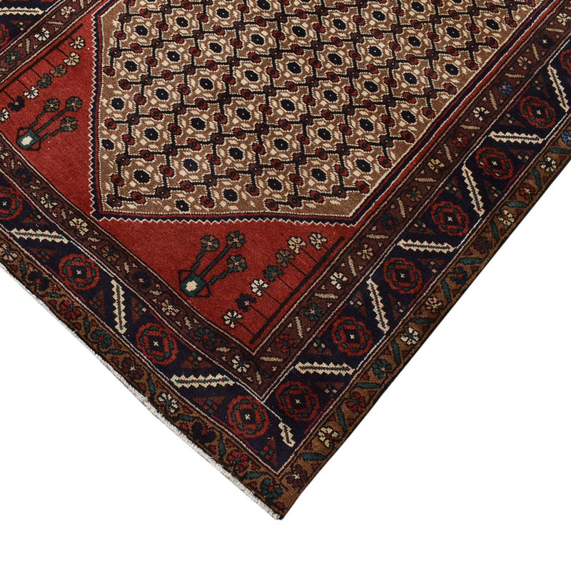 Tapis de couloir Tapis persan - Nomadic - 392 x 104 cm - beige