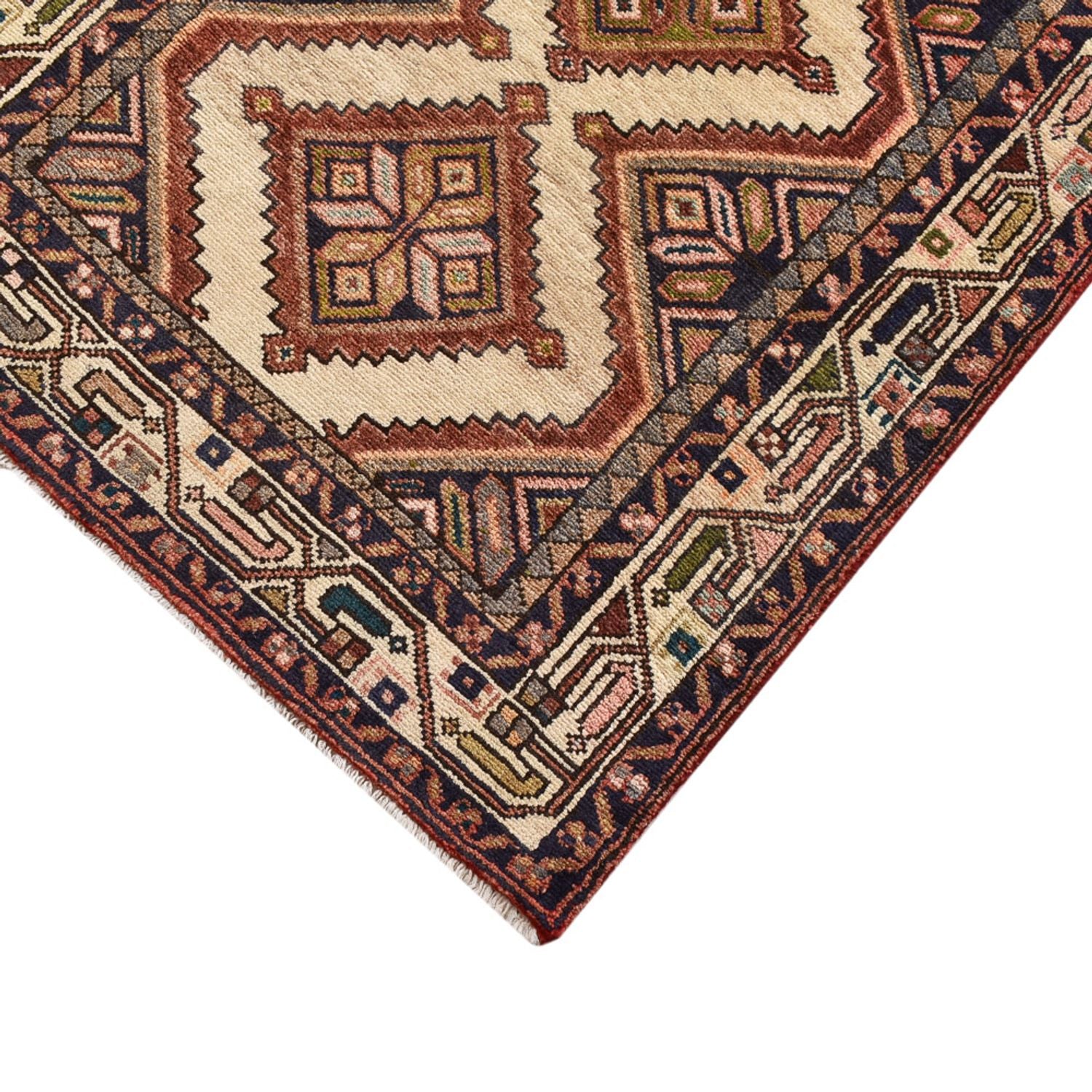 Tapis de couloir Tapis persan - Nomadic - 280 x 75 cm - beige clair