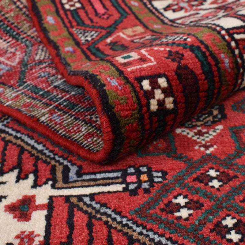 Tapis de couloir Tapis persan - Nomadic - 247 x 82 cm - rouge