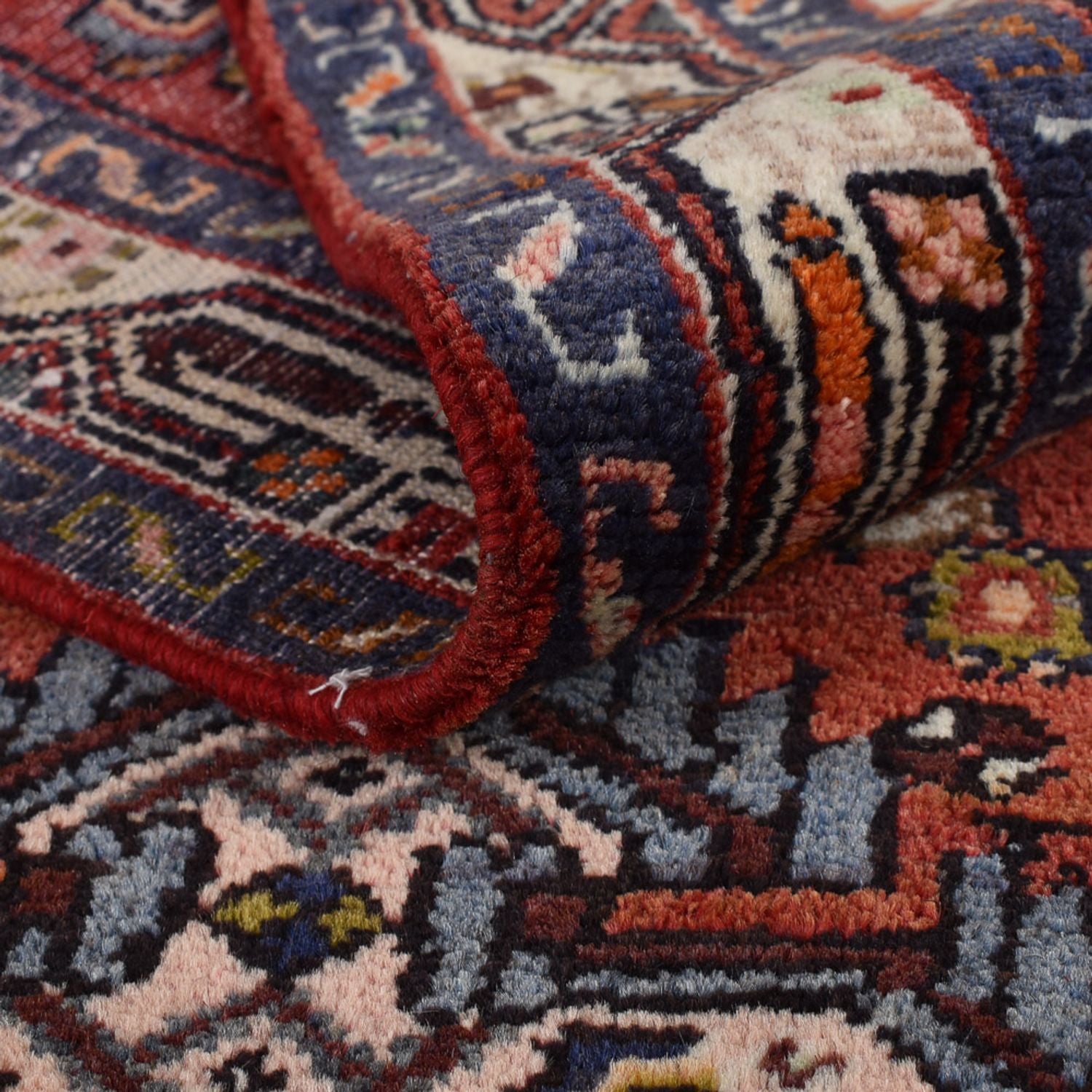 Tapis de couloir Tapis persan - Nomadic - 281 x 81 cm - rouge