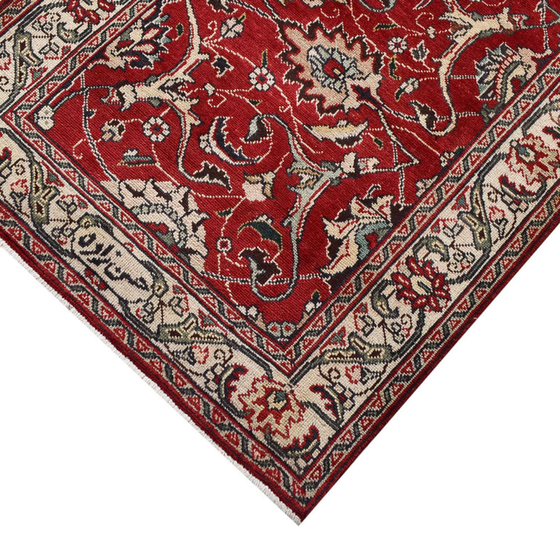 Tapis de couloir Tapis persan - Tabriz - 458 x 81 cm - rouge