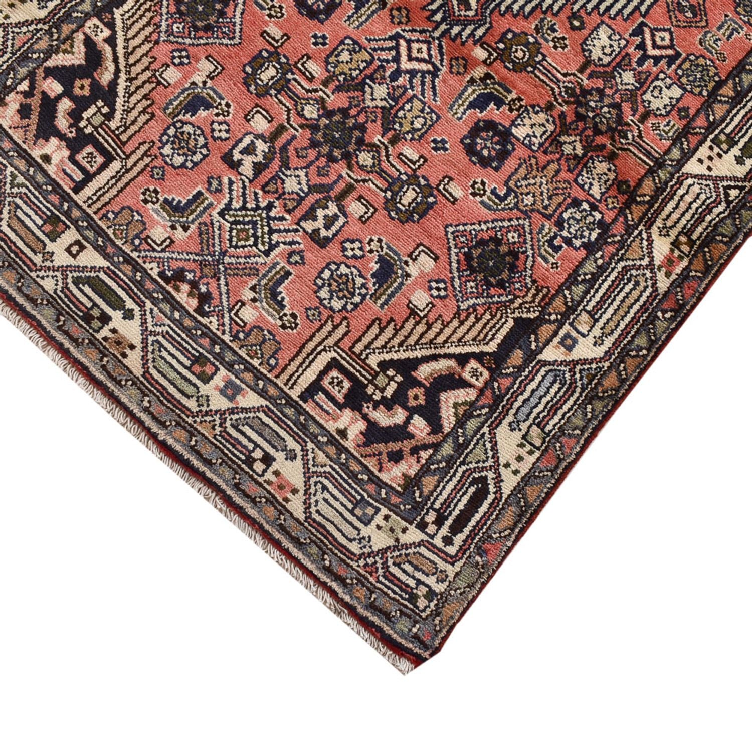 Tapis de couloir Tapis persan - Nomadic - 285 x 76 cm - rouge clair
