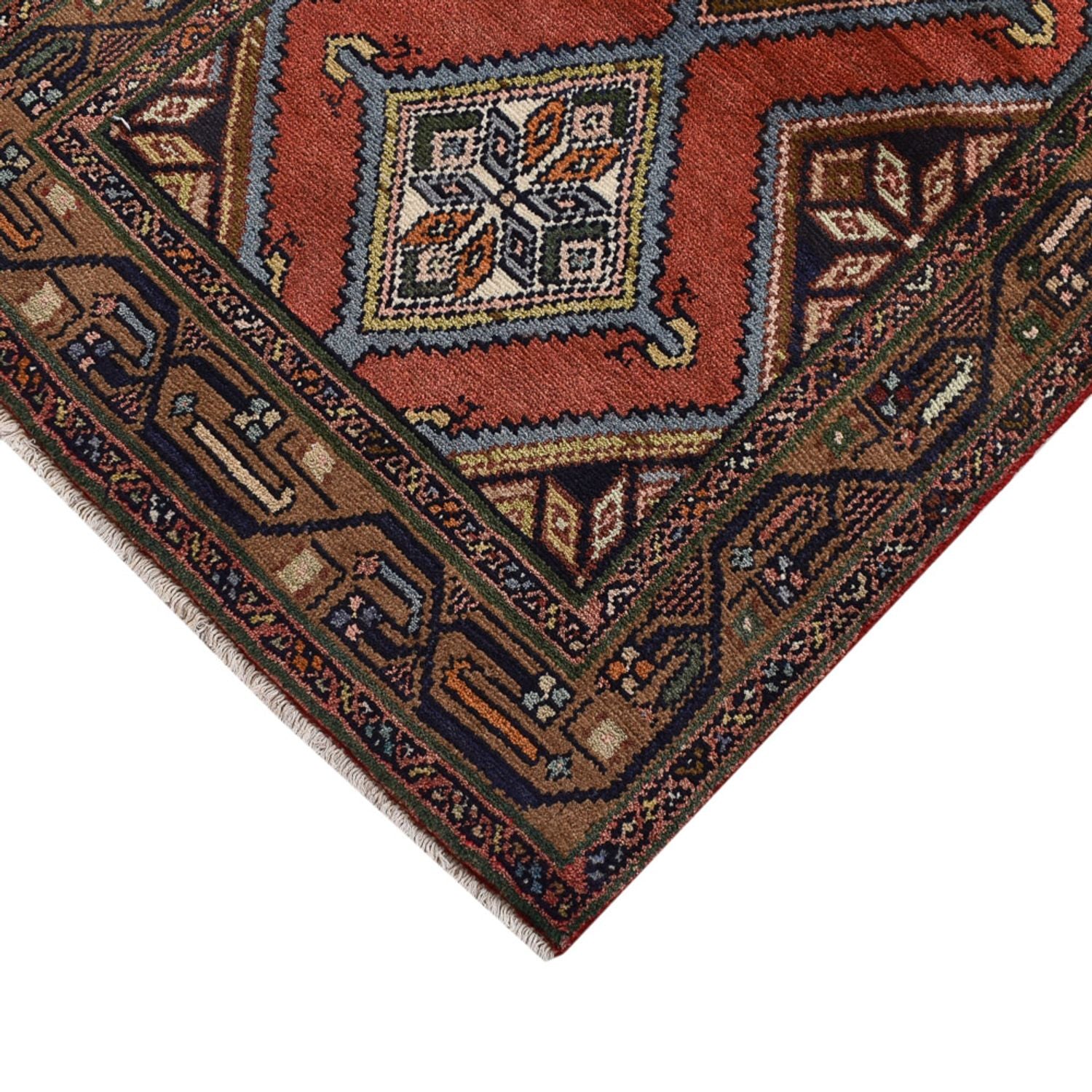 Tapis de couloir Tapis persan - Nomadic - 281 x 75 cm - rouge