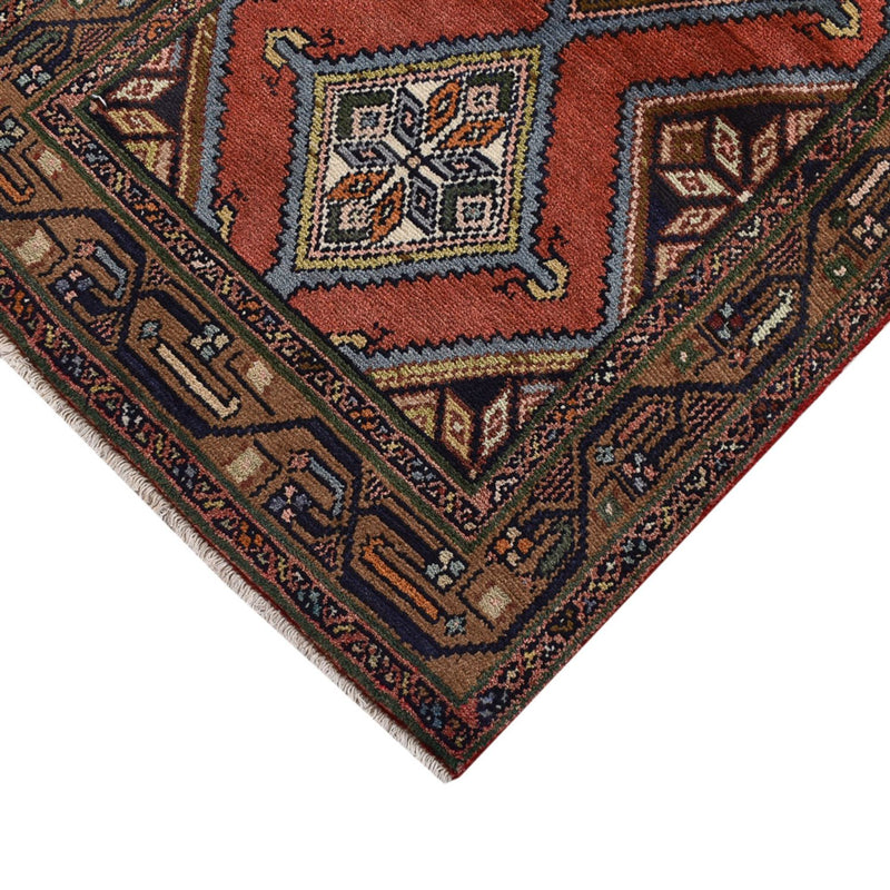 Tapis de couloir Tapis persan - Nomadic - 281 x 75 cm - rouge
