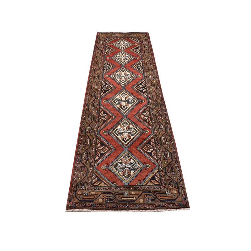Tapis de couloir Tapis persan - Nomadic - 281 x 75 cm - rouge