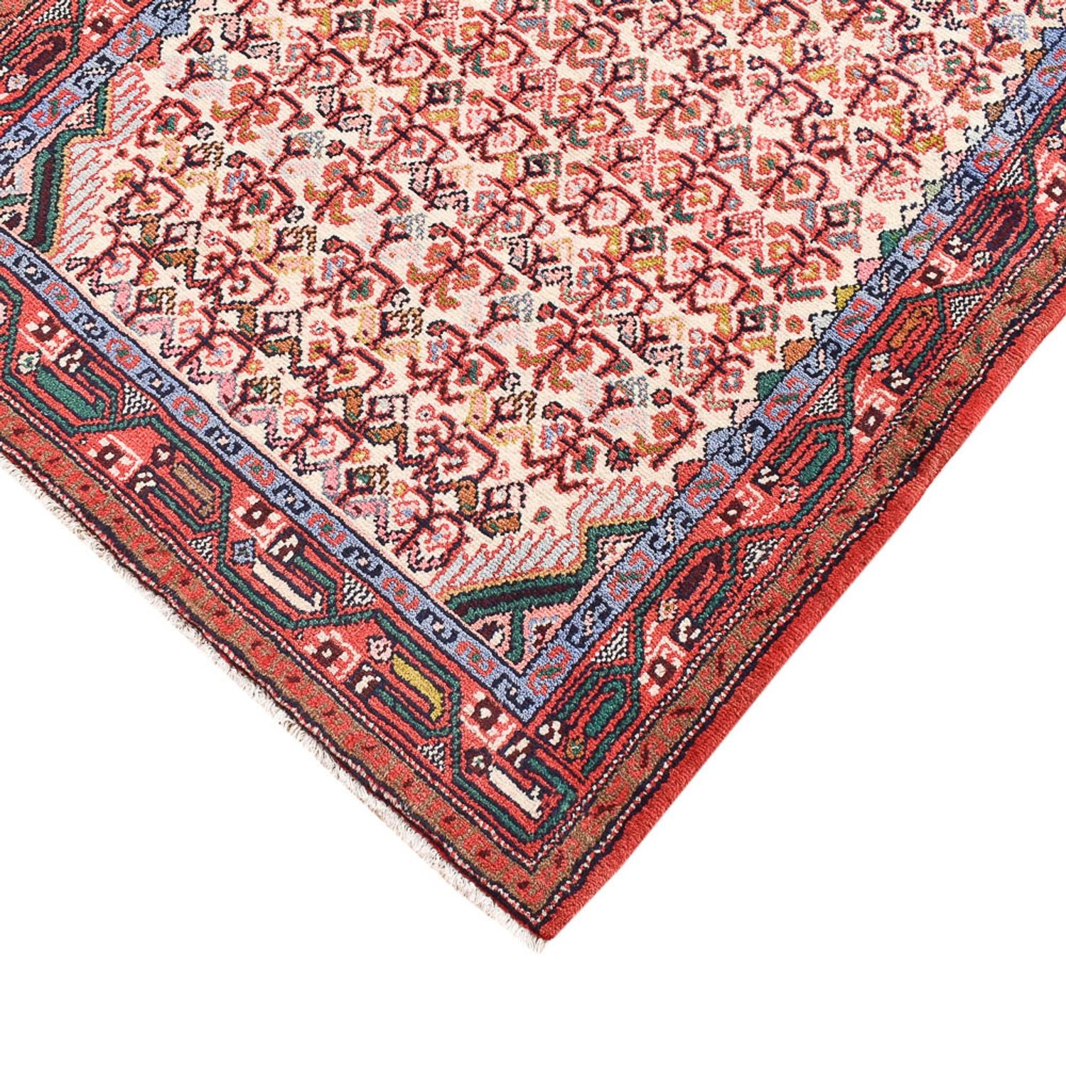 Tapis de couloir Tapis persan - Nomadic - 202 x 86 cm - rouge clair