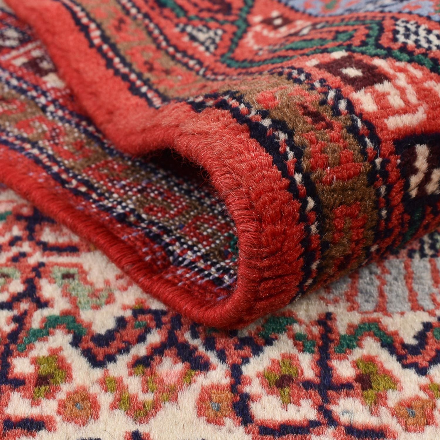Tapis de couloir Tapis persan - Nomadic - 202 x 86 cm - rouge clair