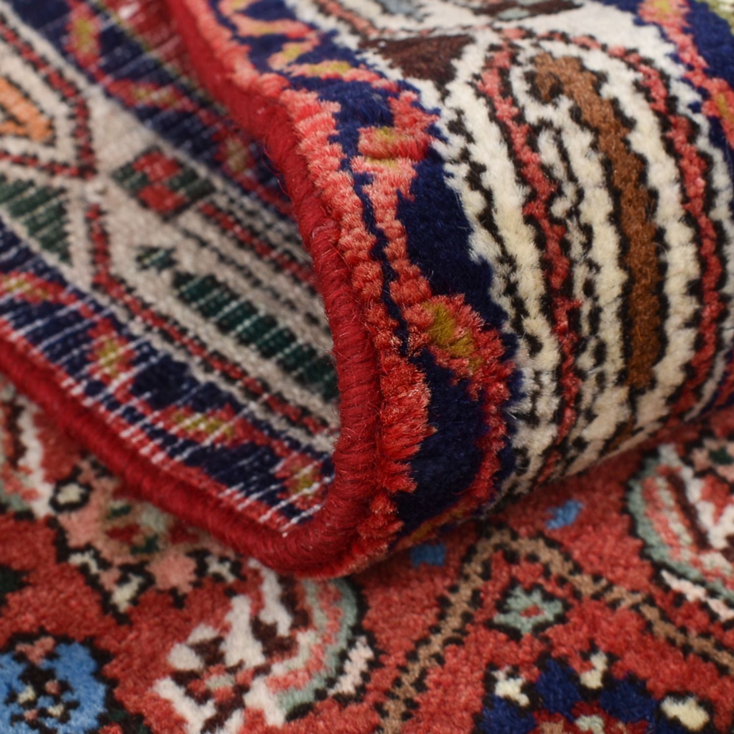 Tapis de couloir Tapis persan - Nomadic - 189 x 70 cm - rouge