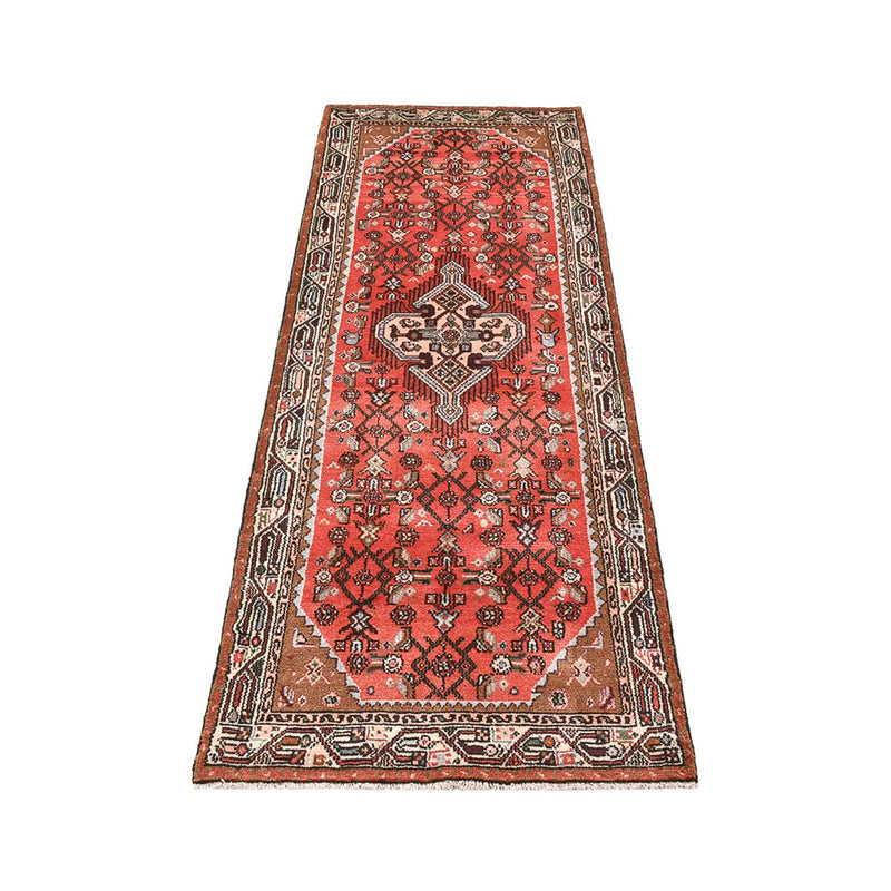 Tapis de couloir Tapis persan - Nomadic - 203 x 74 cm - rouge clair