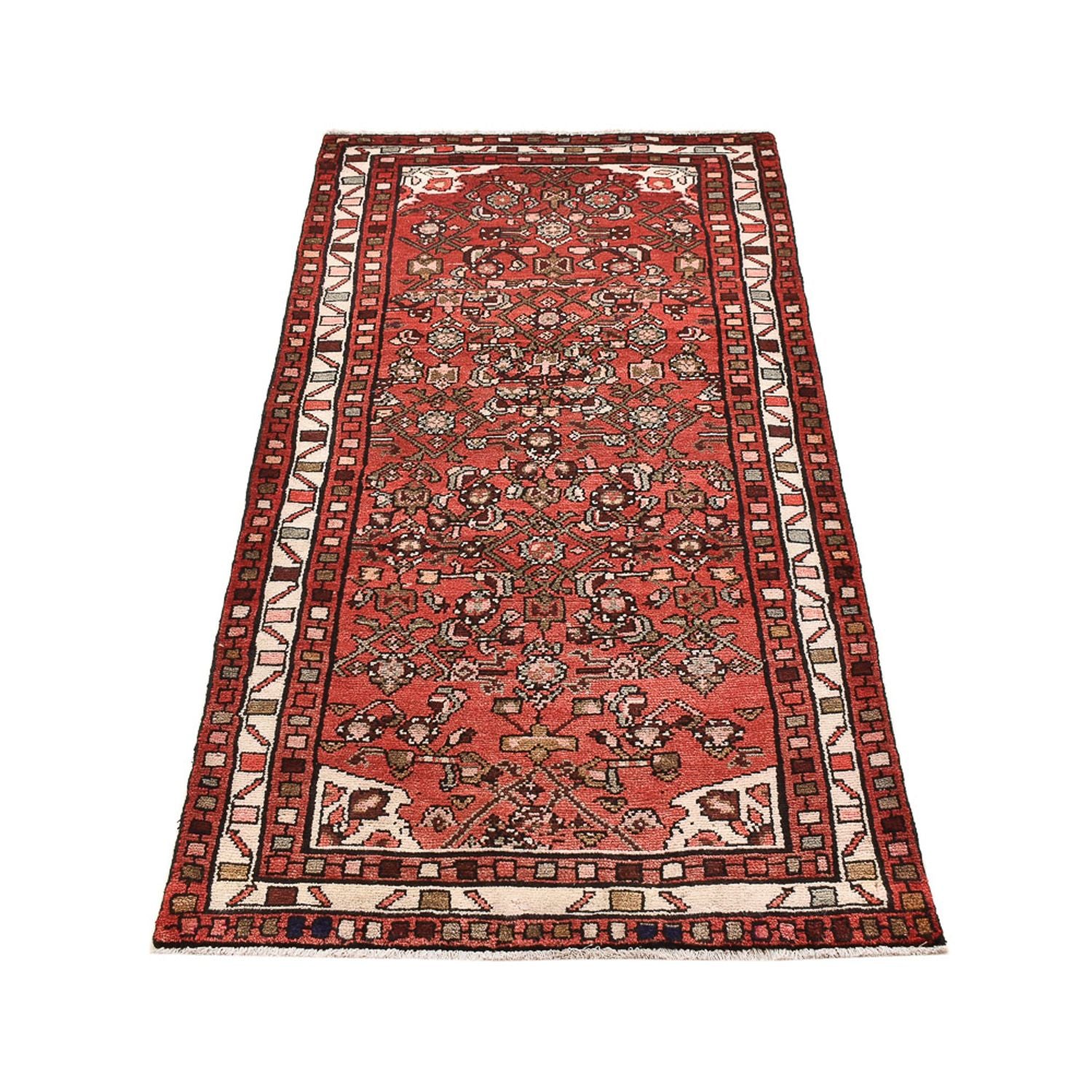 Tapis persan - Nomadic - 169 x 82 cm - rouge