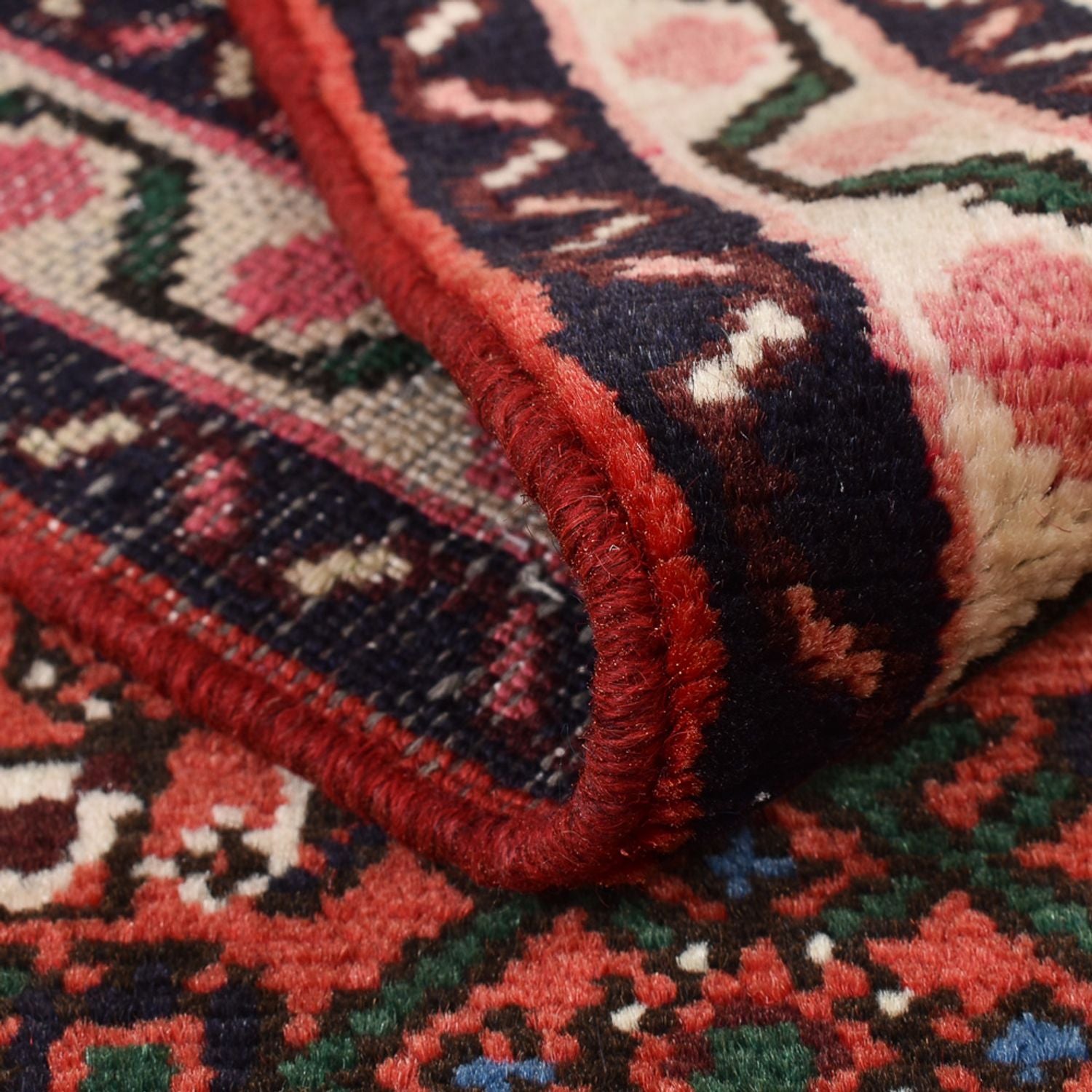 Tapis de couloir Tapis persan - Nomadic - 188 x 68 cm - rouge