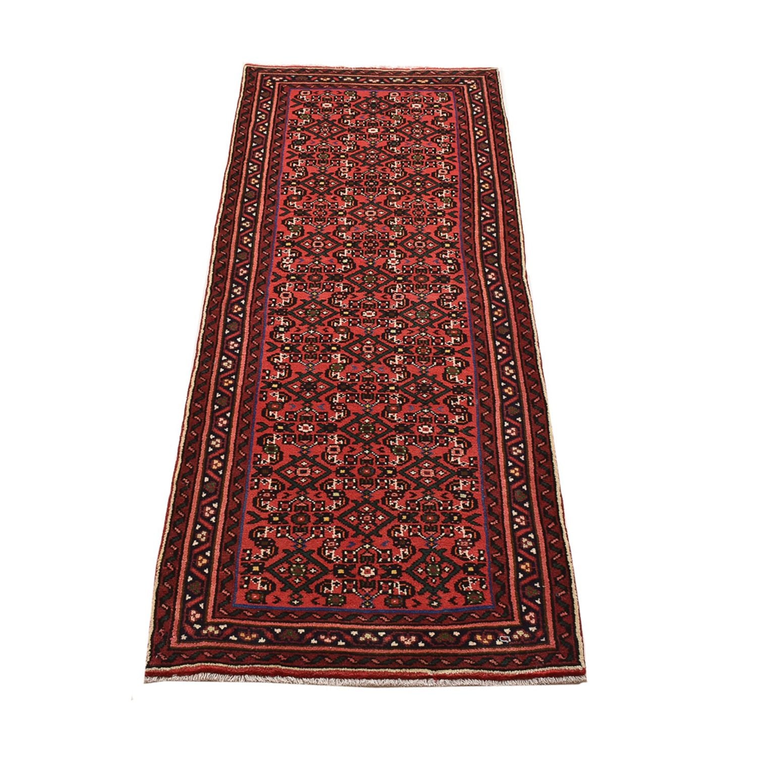 Tapis de couloir Tapis persan - Nomadic - 189 x 70 cm - rouge
