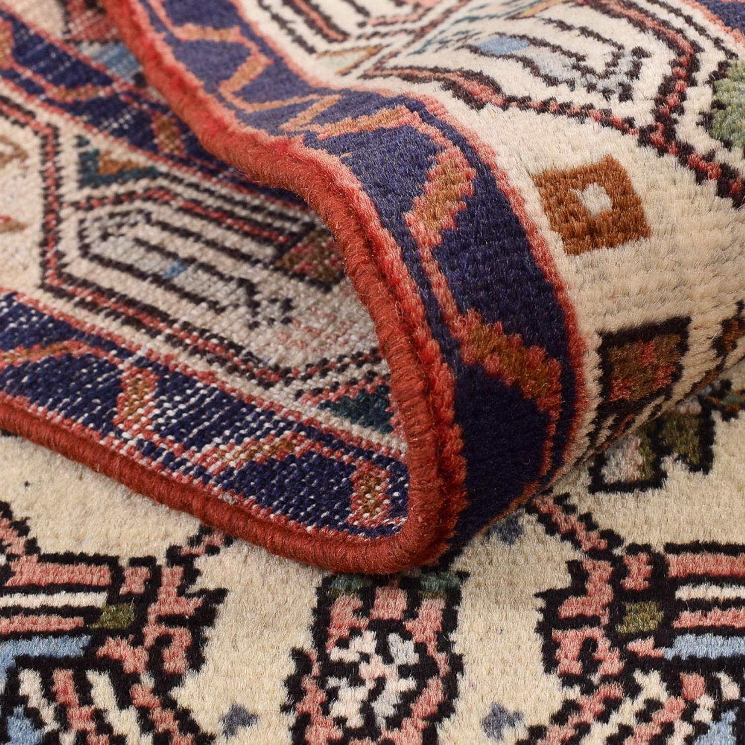 Tapis de couloir Tapis persan - Nomadic - 212 x 80 cm - rouge clair