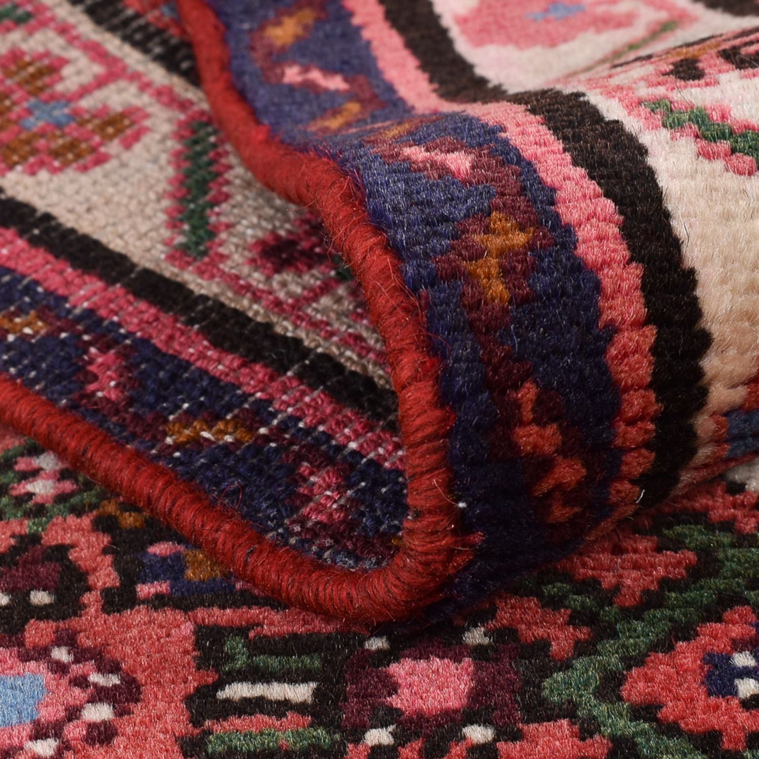 Tapis de couloir Tapis persan - Nomadic - 192 x 71 cm - rouge