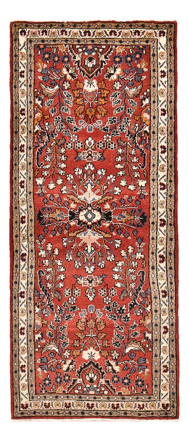 Tapis de couloir Tapis persan - Nomadic - 215 x 86 cm - rouge