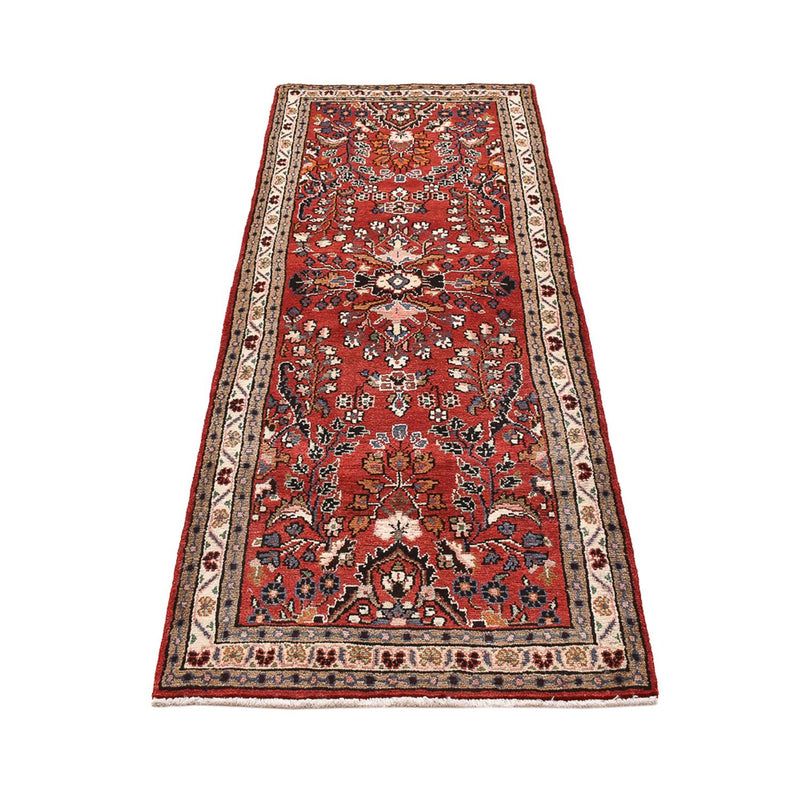 Tapis de couloir Tapis persan - Nomadic - 215 x 86 cm - rouge