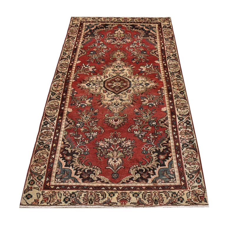 Tapis de couloir Tapis persan - Nomadic - 207 x 104 cm - rouge