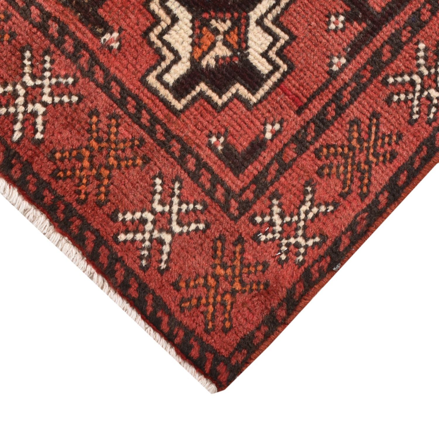 Tapis Turkaman - 100 x 58 cm - rouge clair