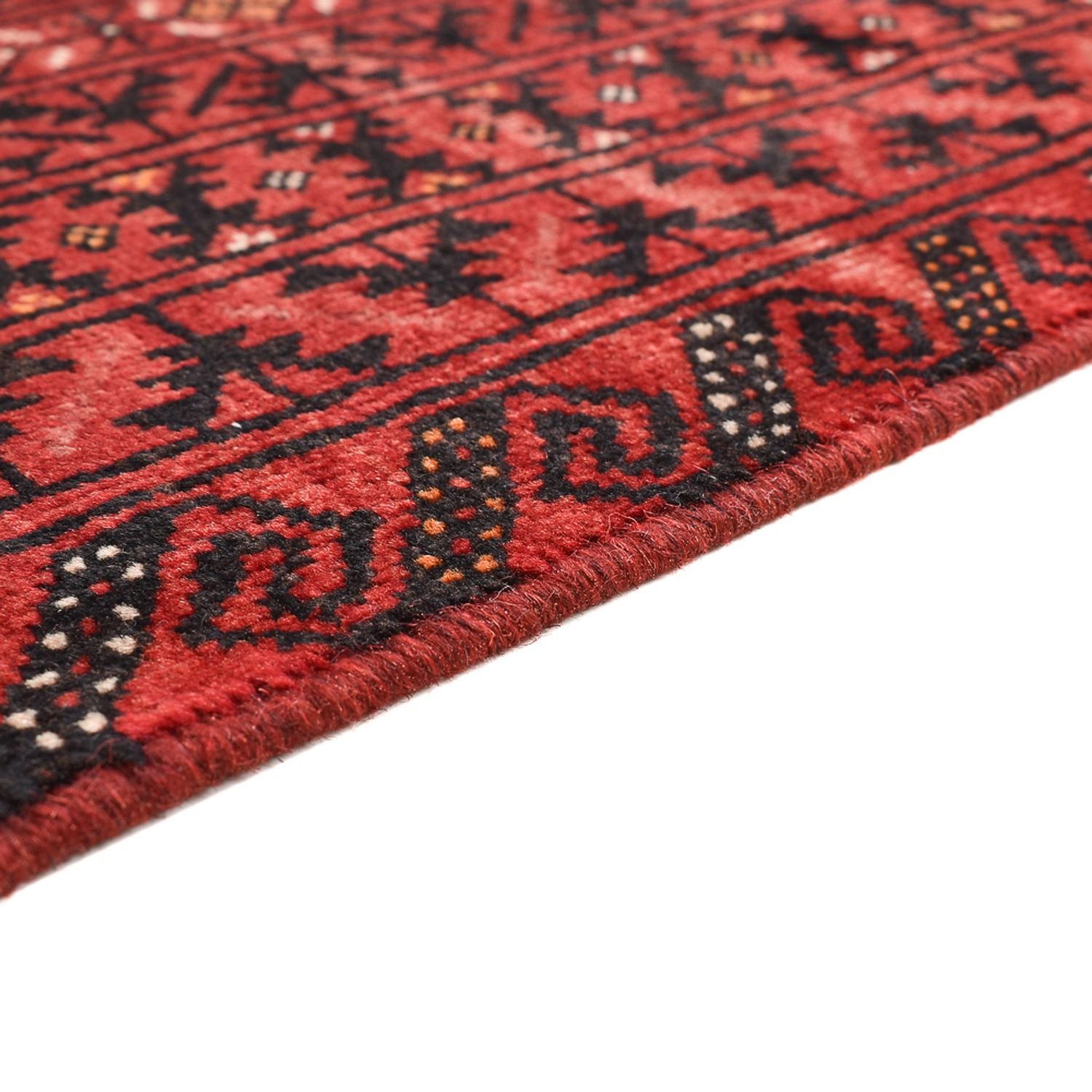 Tapis Turkaman - 150 x 117 cm - rouge