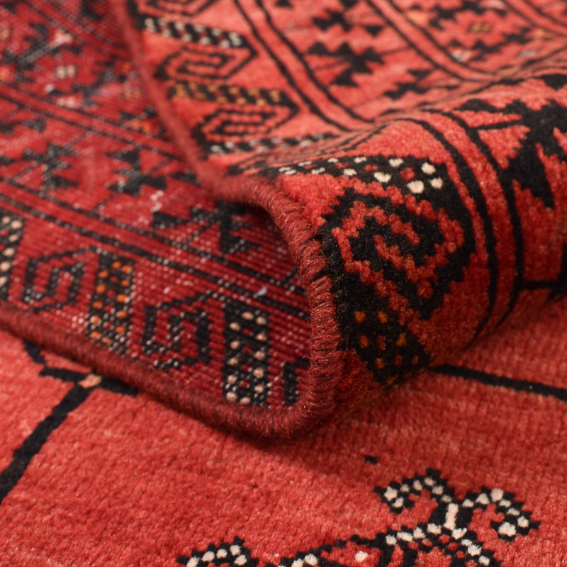 Tapis Turkaman - 150 x 117 cm - rouge