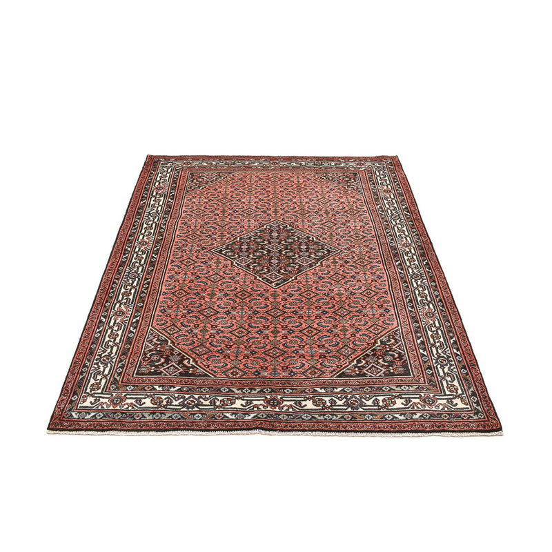 Tapis persan - Nomadic - 198 x 155 cm - rouge clair