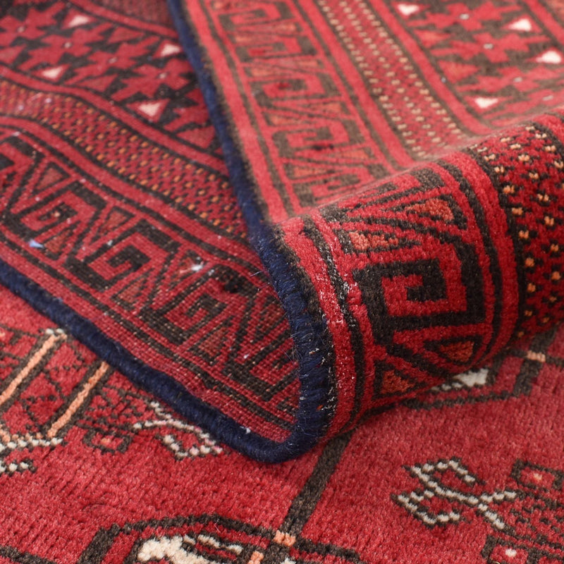Tapis Turkaman - 182 x 113 cm - rouge
