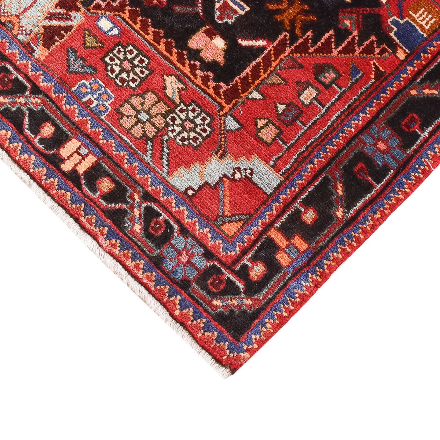Tapis persan - Nomadic - 147 x 100 cm - rouge