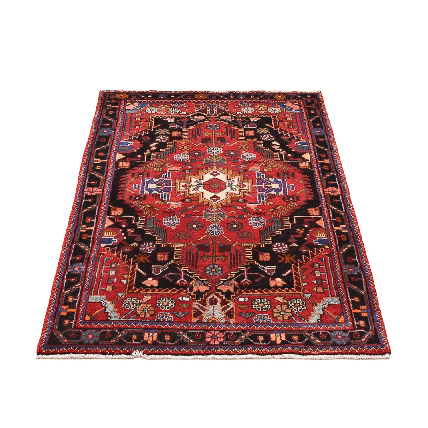 Tapis persan - Nomadic - 147 x 100 cm - rouge