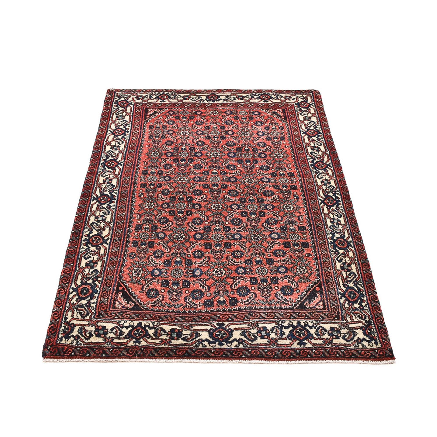 Tapis persan - Nomadic - 151 x 103 cm - rouge clair