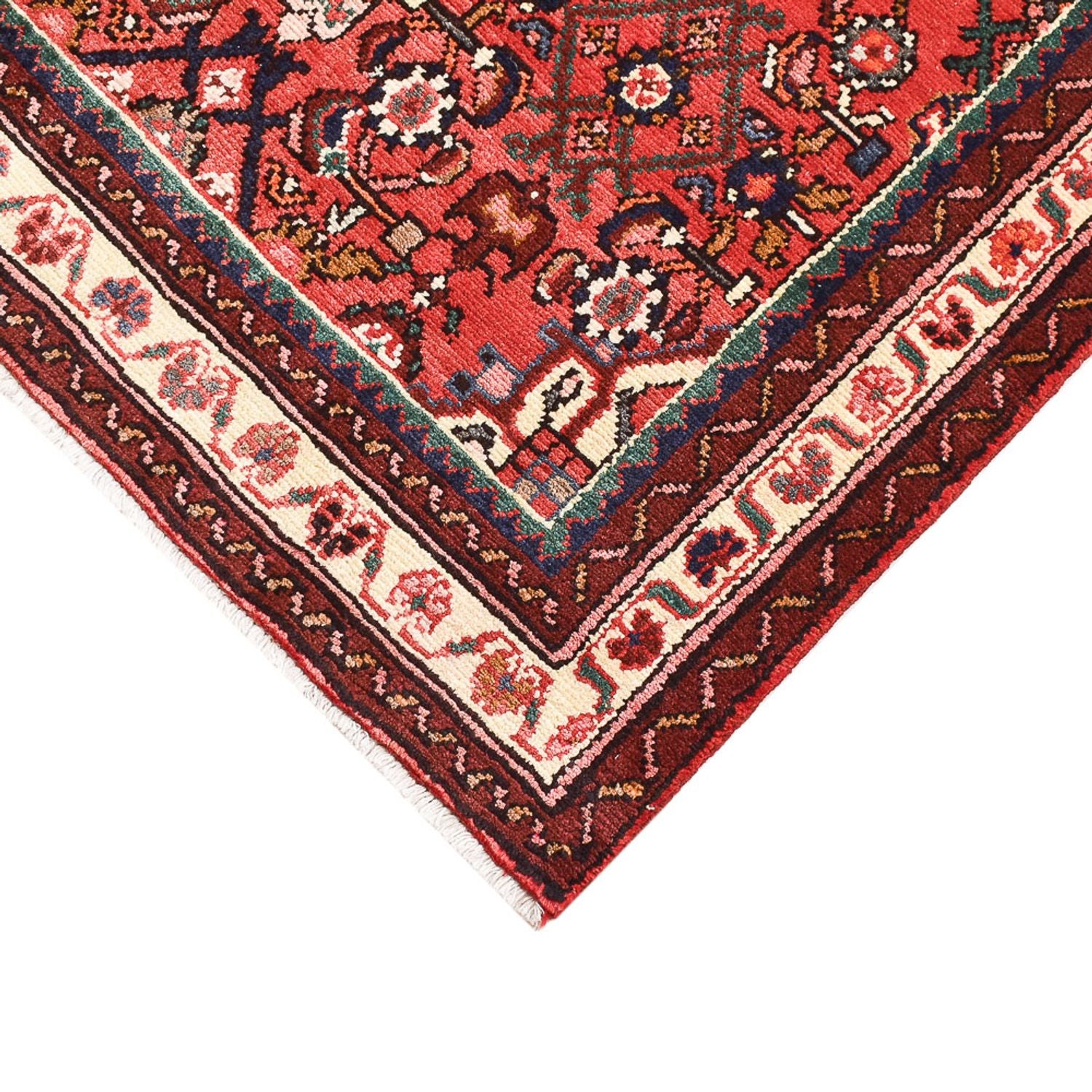 Tapis persan - Nomadic - 153 x 103 cm - rouge
