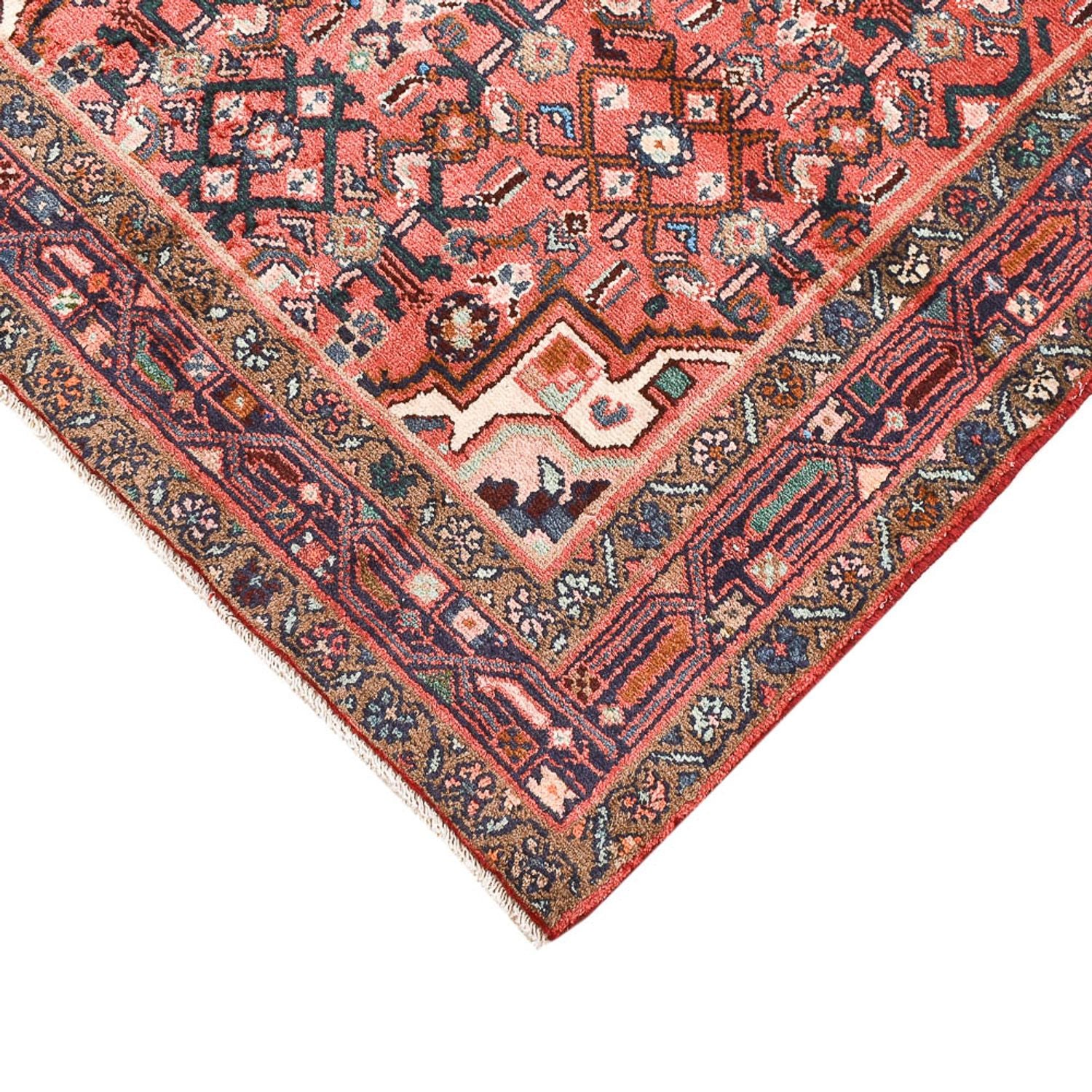 Tapis persan - Nomadic - 150 x 100 cm - rouge clair