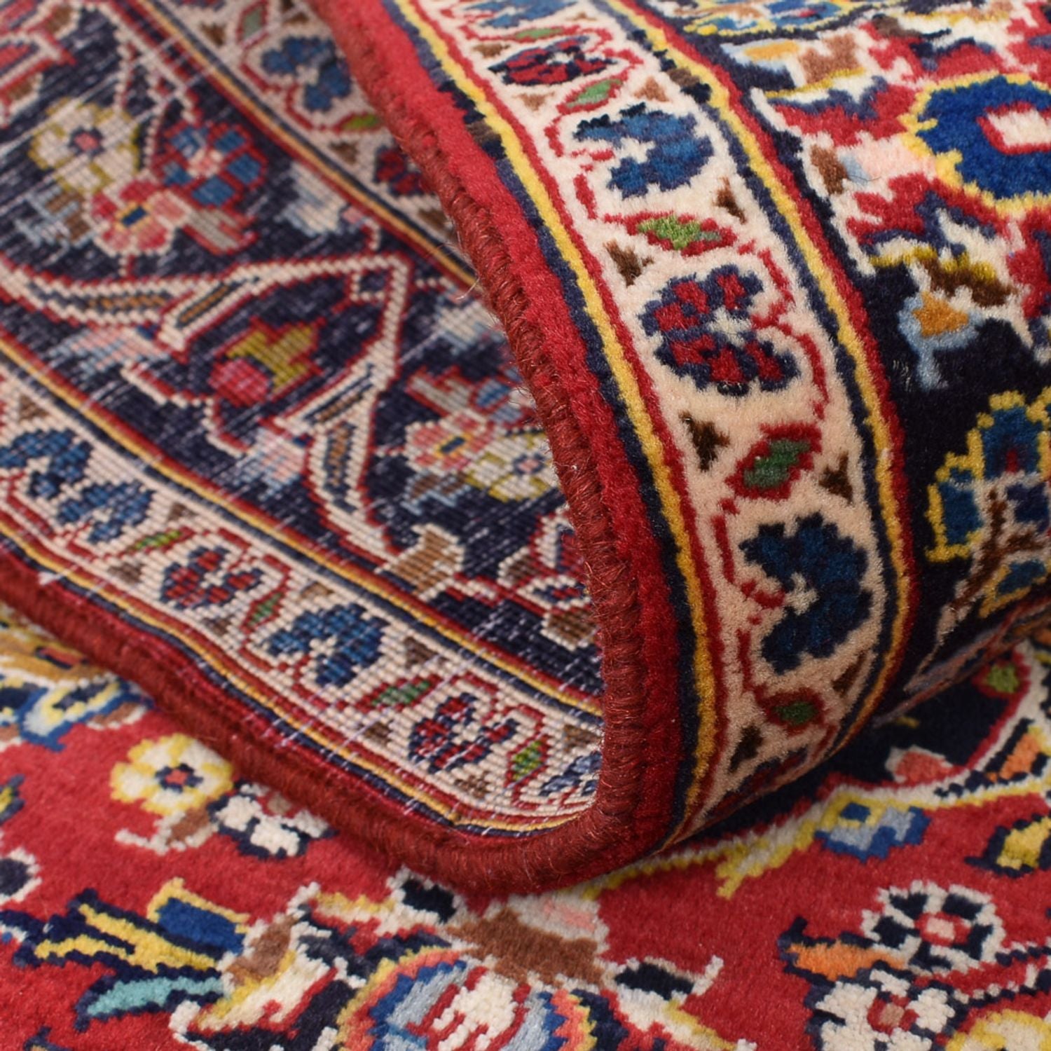 Tapis persan - Keshan - 155 x 105 cm - rouge