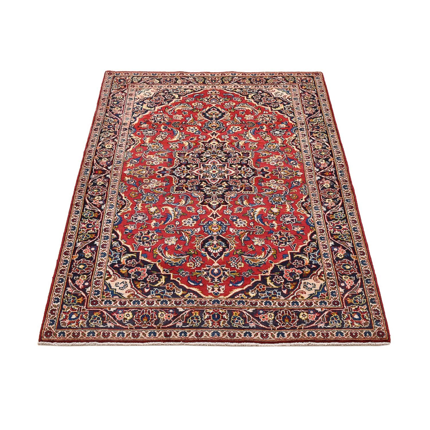 Tapis persan - Keshan - 155 x 105 cm - rouge
