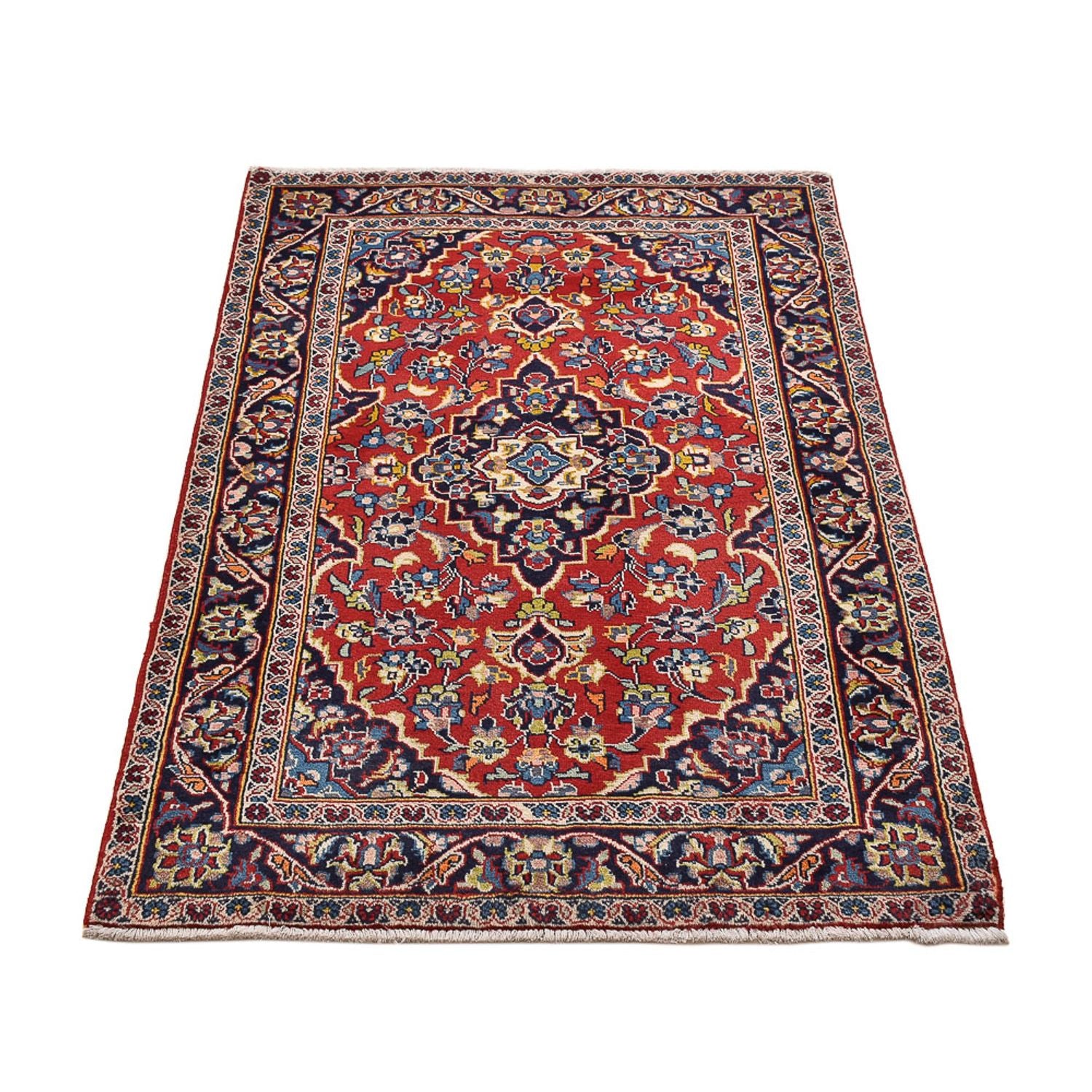 Tapis persan - Keshan - 143 x 93 cm - rouge