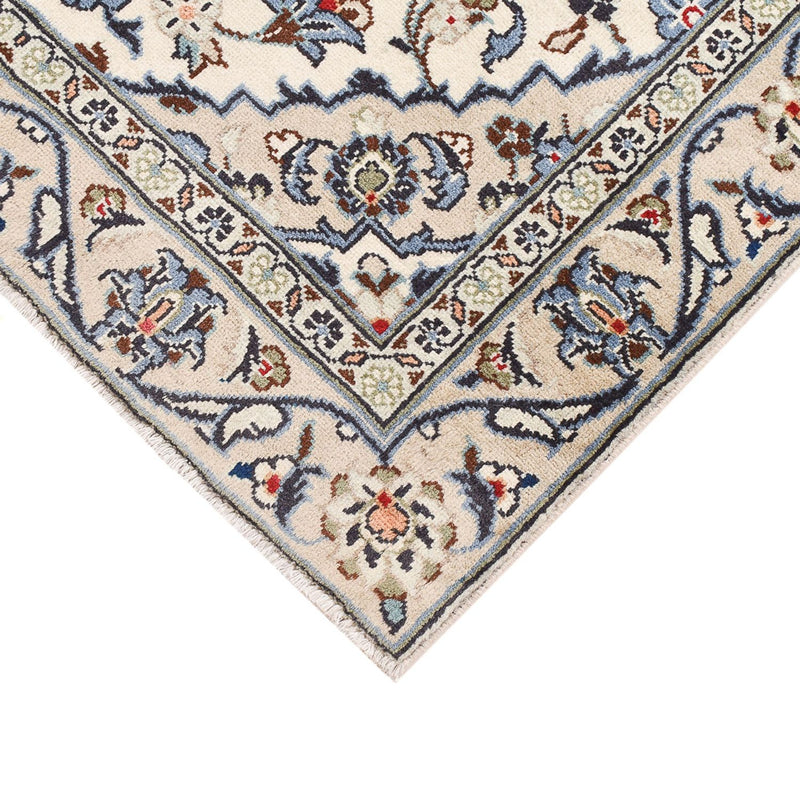 Tapis persan - Keshan - 140 x 92 cm - gris clair