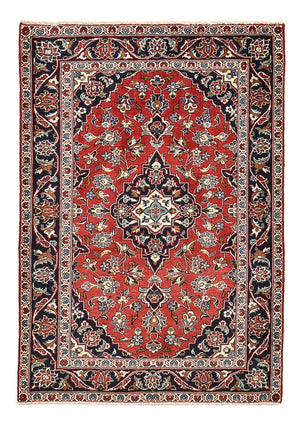 Tapis persan - Keshan - 144 x 96 cm - rouge