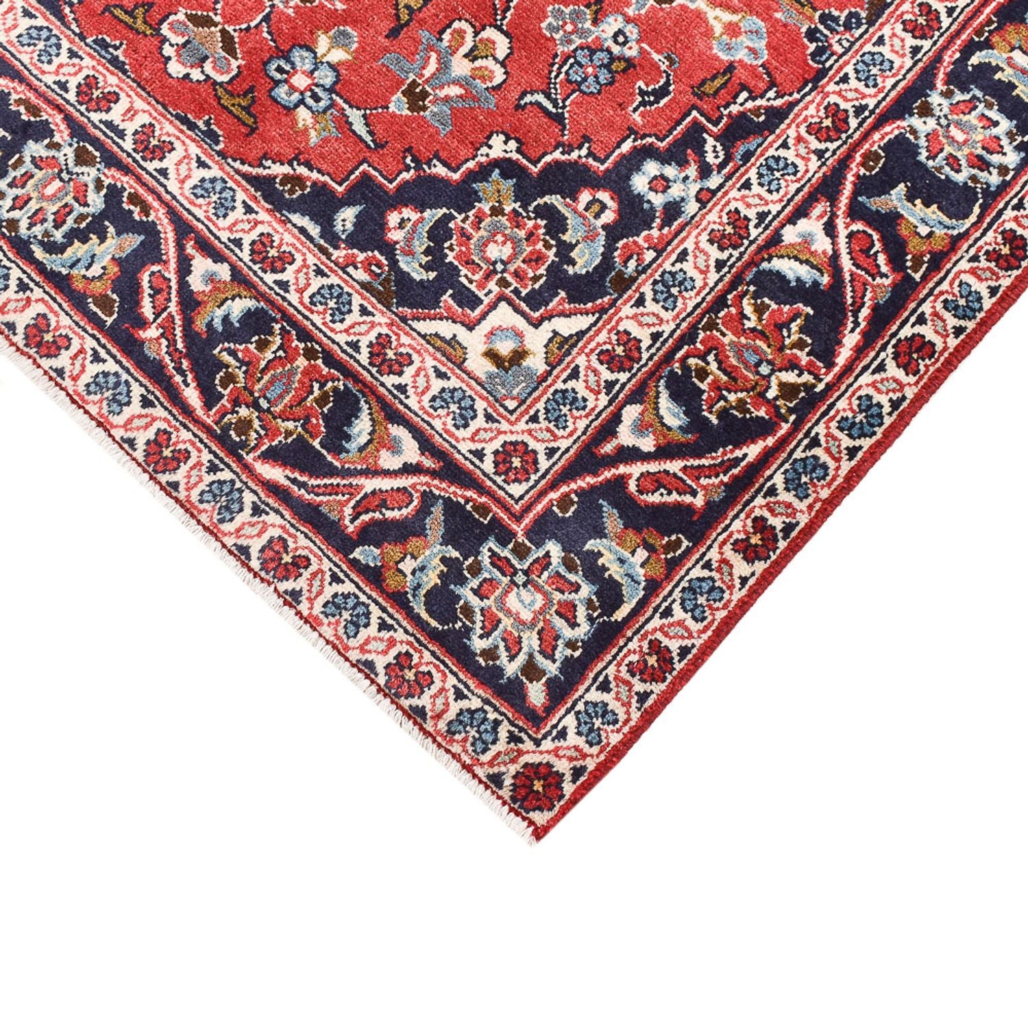 Tapis persan - Keshan - 144 x 96 cm - rouge