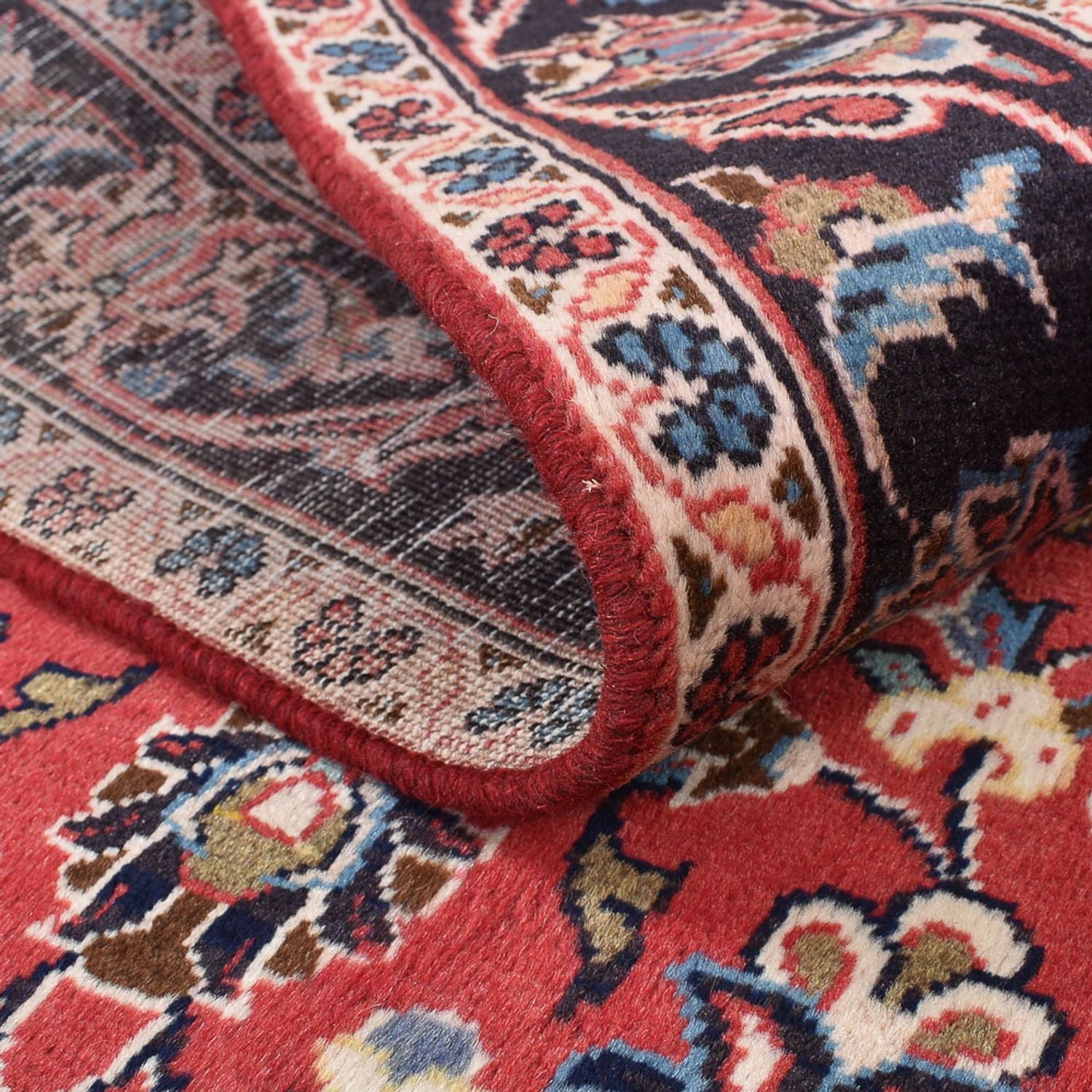 Tapis persan - Keshan - 150 x 95 cm - rouge