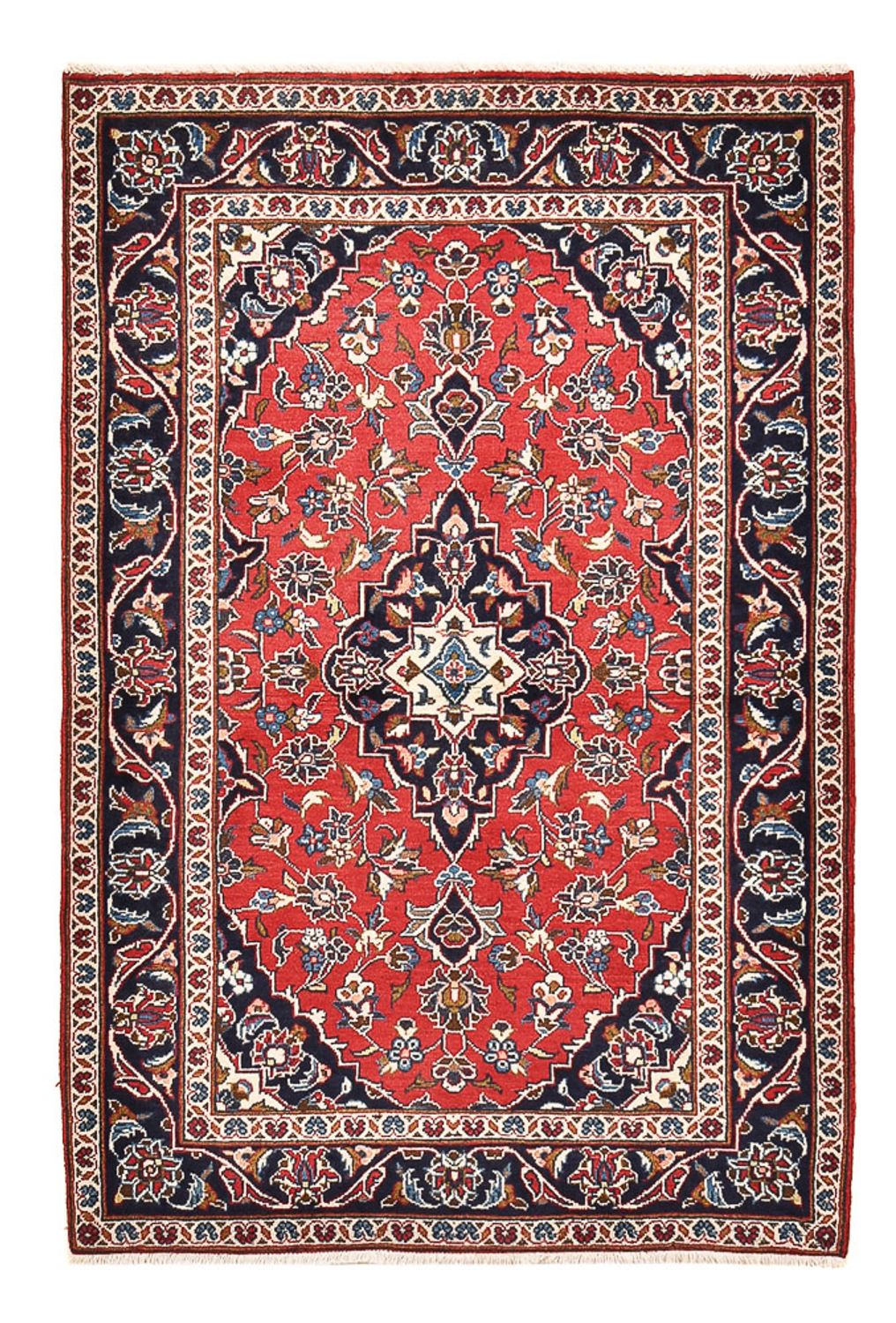 Tapis persan - Keshan - 152 x 100 cm - rouge