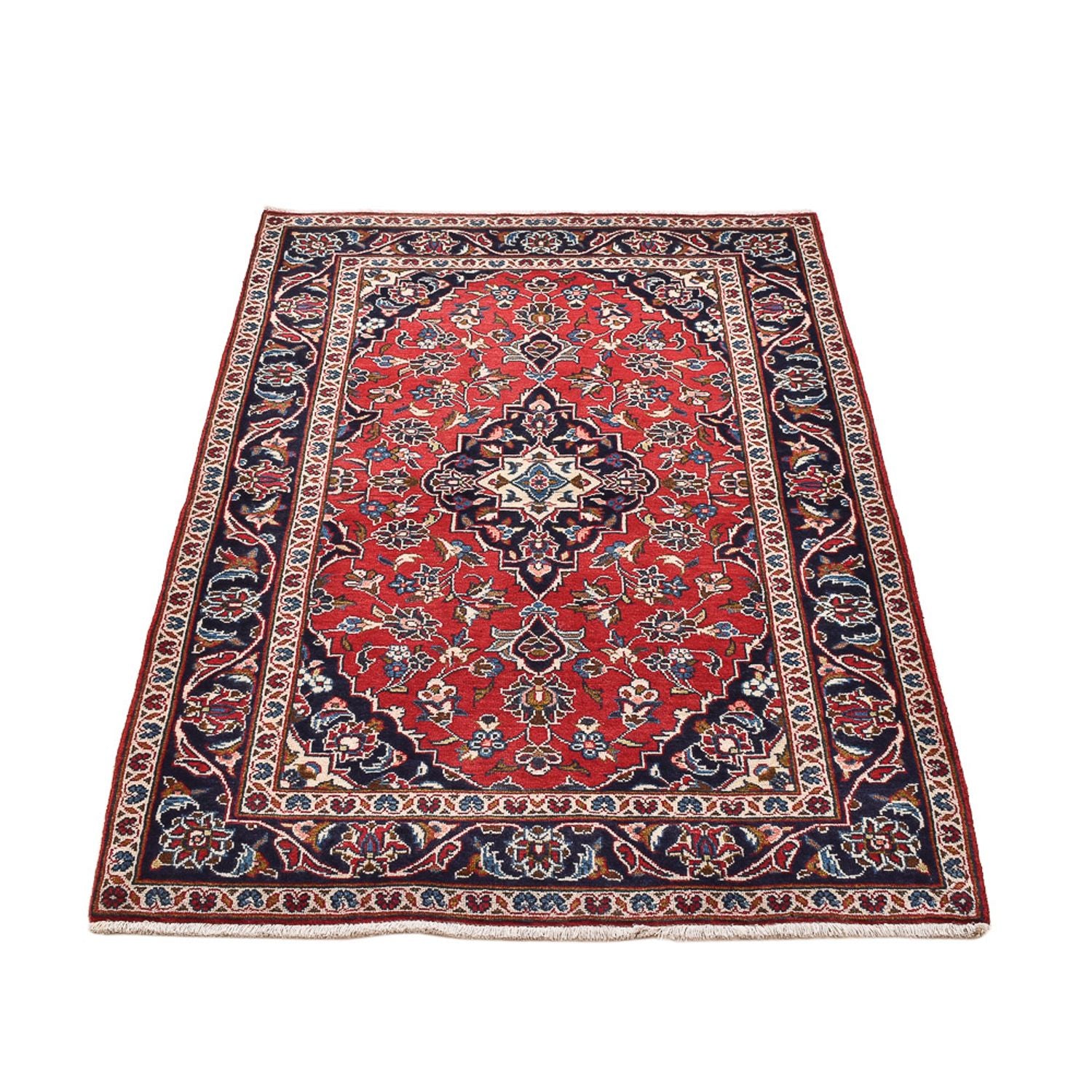 Tapis persan - Keshan - 152 x 100 cm - rouge