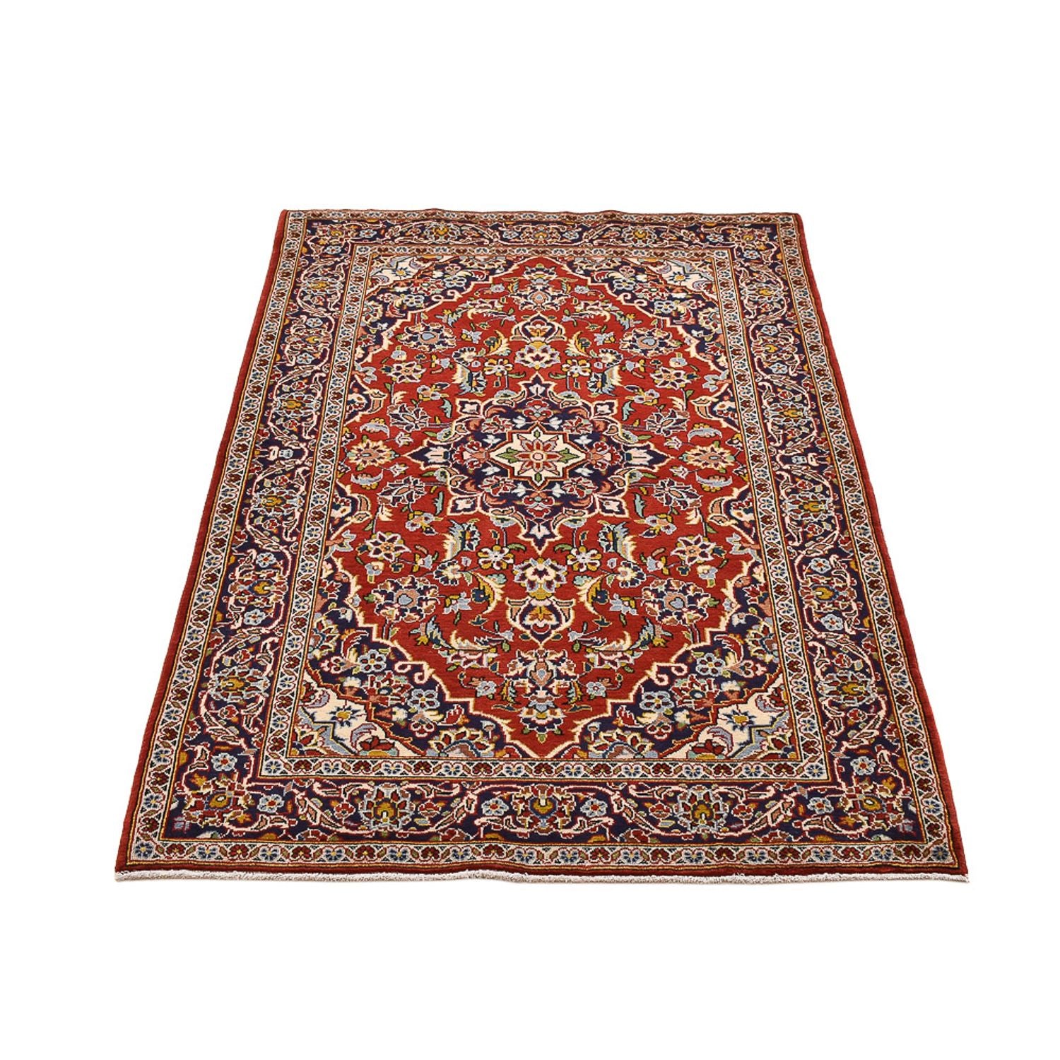 Tapis persan - Keshan - 159 x 110 cm - rouge